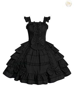Victorian Lolita Dress Sleeveless Princess Cosplay Costume Lace